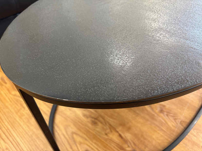 Metallic Oval Cocktail Table