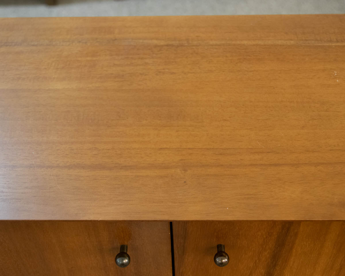 West Elm Mid Century Modern  Entry Cabinet In Acorn Finish