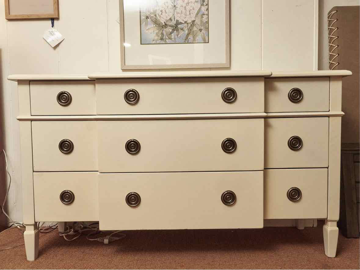 Milling Road Made In Italy Cream Finish 3 Drawer  Dresser