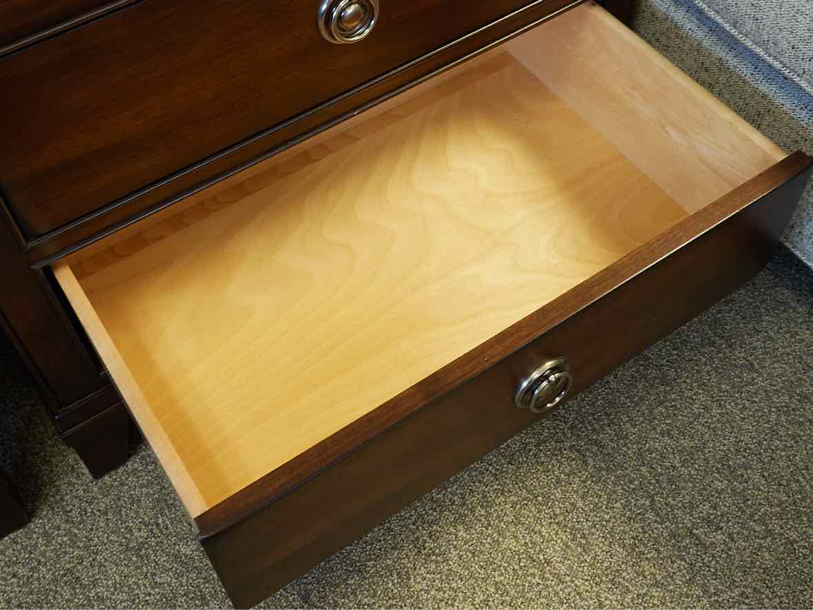 Pair of West Brothers Furniture Mahogany Finish  3 Drawer Nightstand