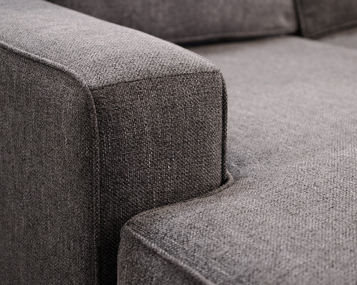 Max Home 3-Cushion Sofa With Floating Chaise