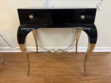 Caracole Black Lacquer Accent Table