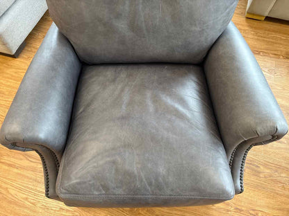 Pottery Barn 'James' Leather Recliner