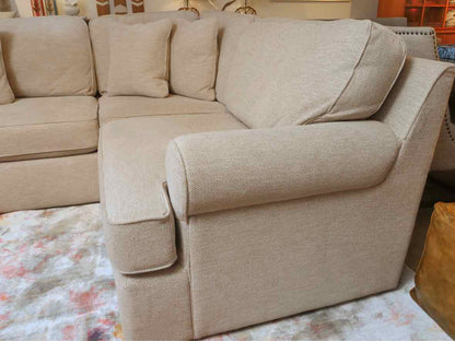 La-Z-Boy Alani Modular Textured ' Fairfax Oyster'  4 Piece Sectional