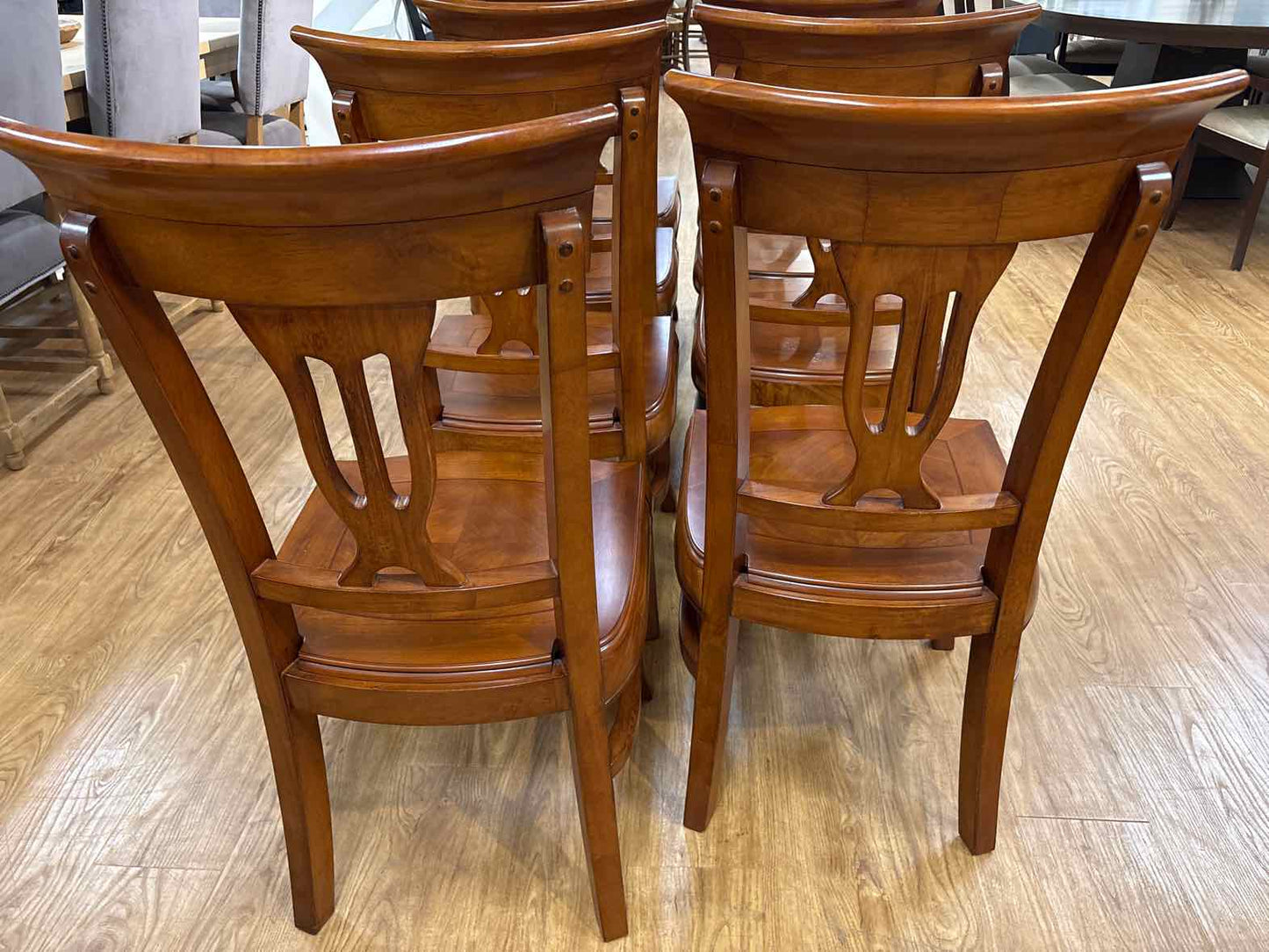 Set of 8 Mahogany Dining Chairs