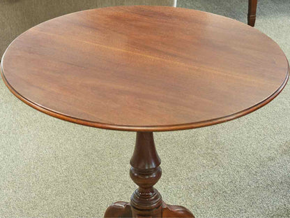 Solid Mahogany Birdcage Tilt Top Table
