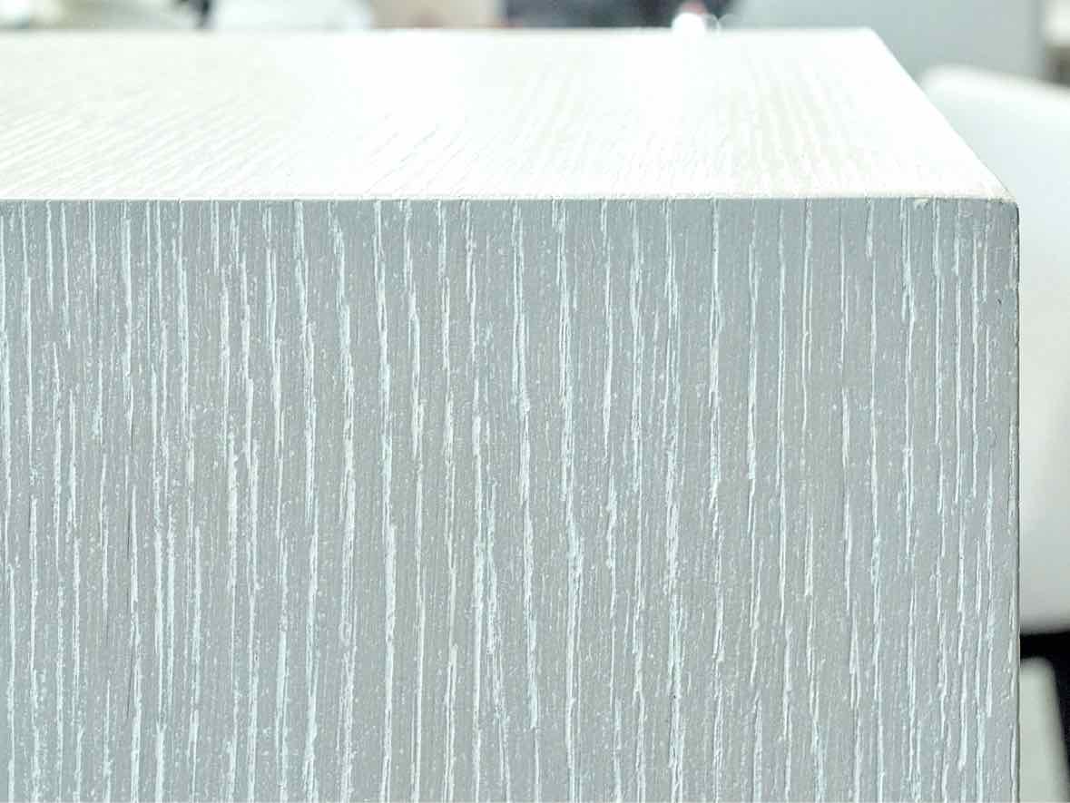 Artistica 'Sereno' Long Console Table in Gray & Ivory Finish