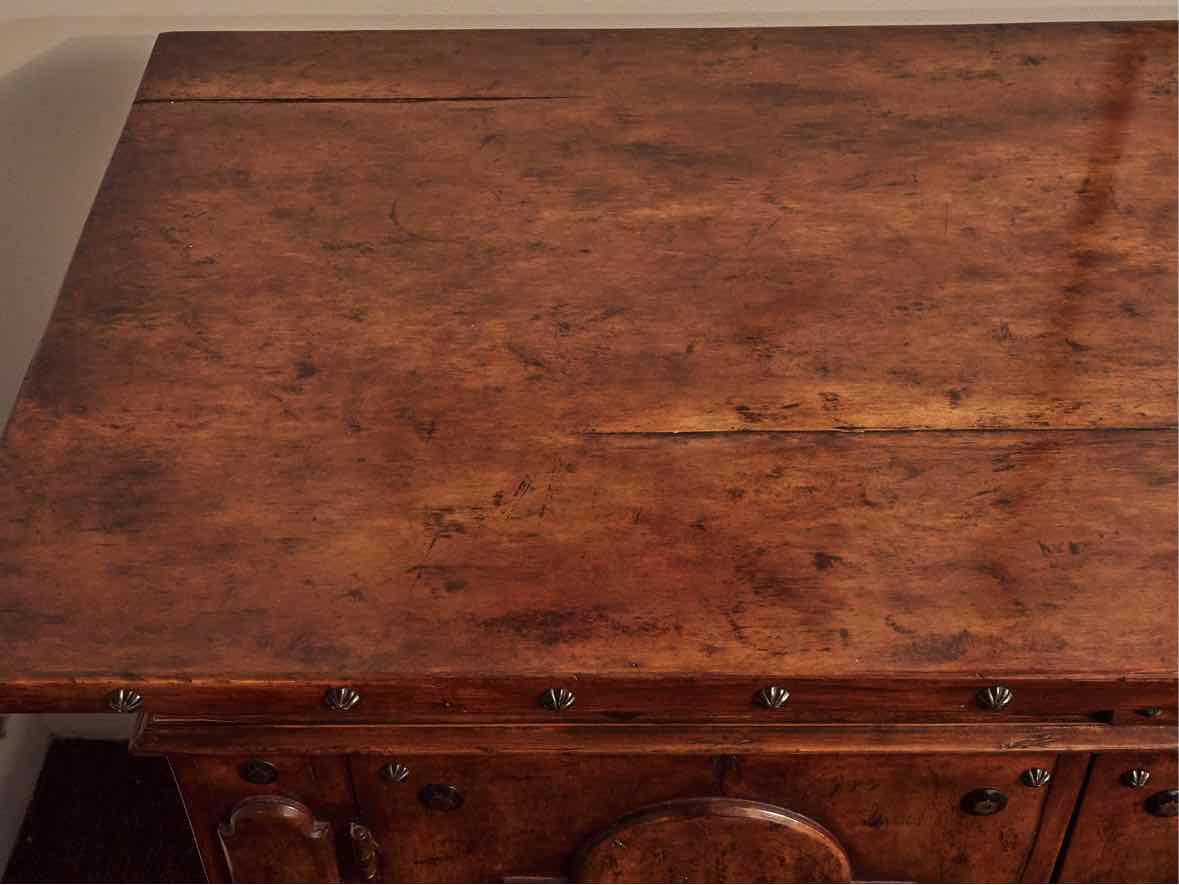 Alderwood Baroque Style 4 Drawer 4 Door with Ornate Carvings Server