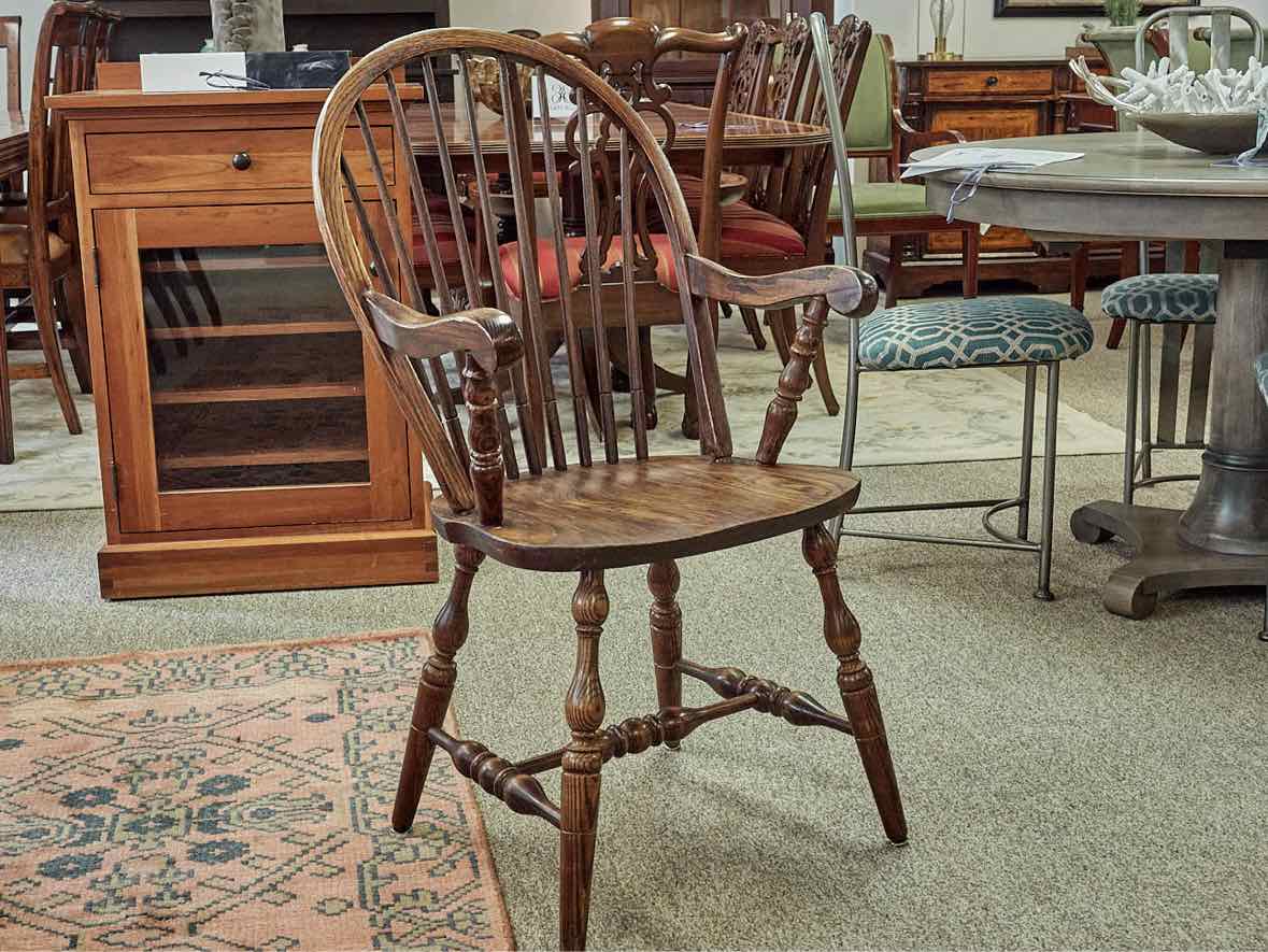 Pair of Windsor Dining Arm Chairs in Oak