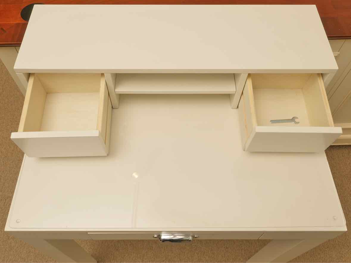 Pottery Barn Kids  'Morgan'  Ivory Finish  Writing Desk & Hutch