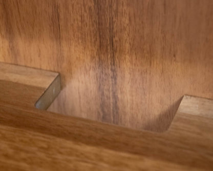 West Elm Mid Century Modern  Entry Cabinet In Acorn Finish