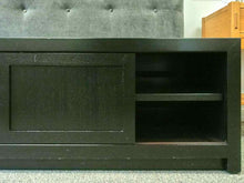 Ethan Allen Media Cabinet in Black Finish Oak