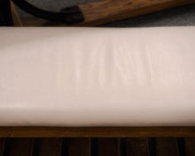 Arhaus Leather Industrial Dining Bench