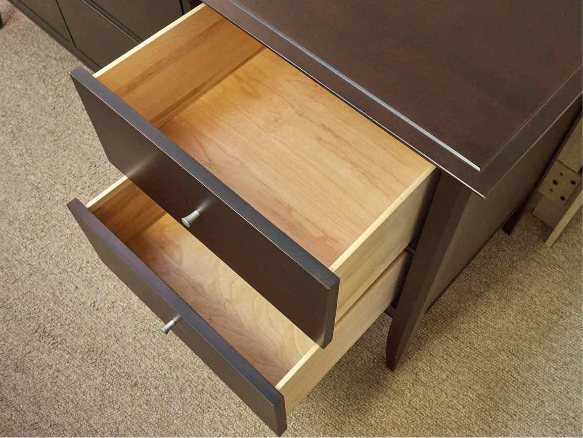 Baronet 'Vendome'  Espresso Finish 6 Drawer  Nickle Knobs  Dresser
