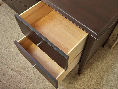 Baronet 'Vendome'  Espresso Finish 6 Drawer  Nickle Knobs  Dresser