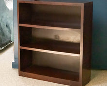 MCM Mahogany Finish 2 Shelf Bookcase