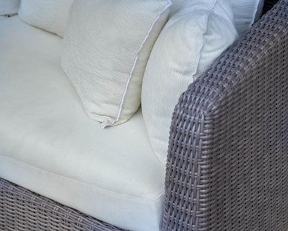 Janus et Cie 'Zeya' Gray Woven Wicker Outdoor Set