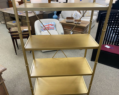 PB Teen Maison Display Shelf in Antique Gold