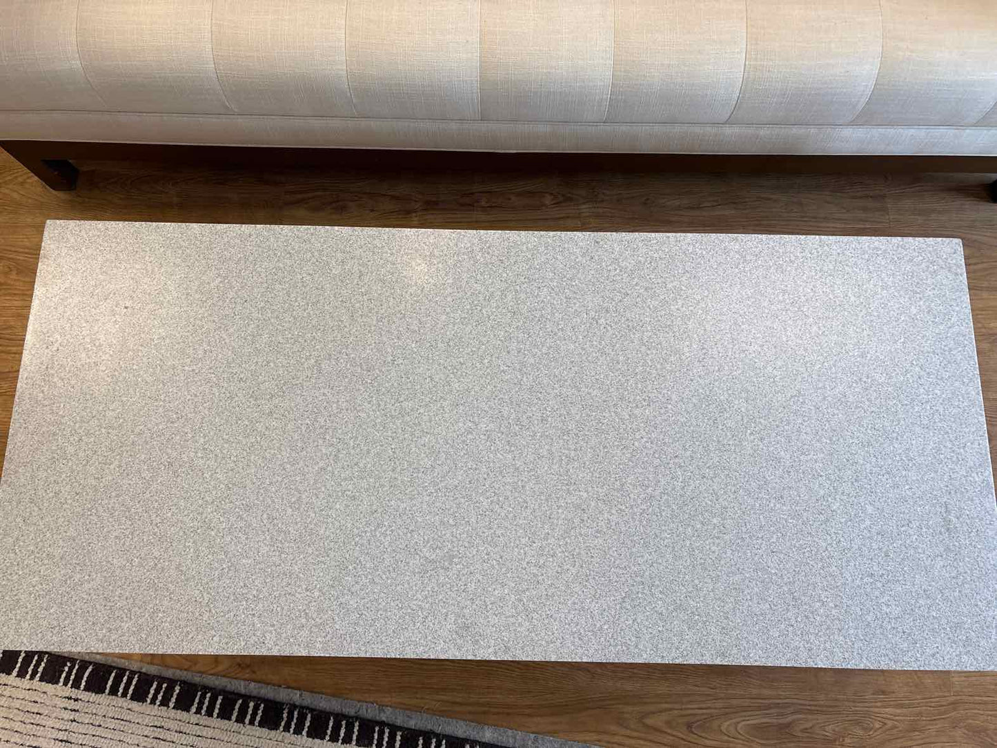 Mikilia Granite Top Rectangular Cocktail Table
