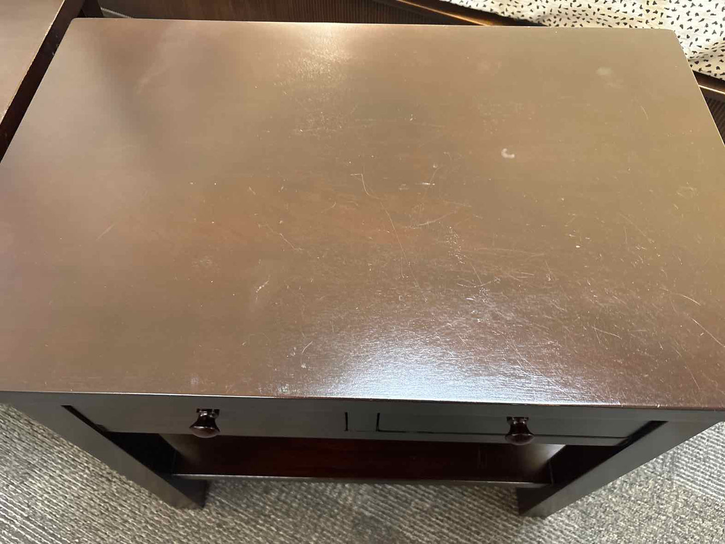 Pottery Barn Pair of 'Farmhouse' Nightstands