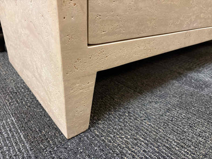 RH 'Wyeth' 5-Drawer Travertine Dresser