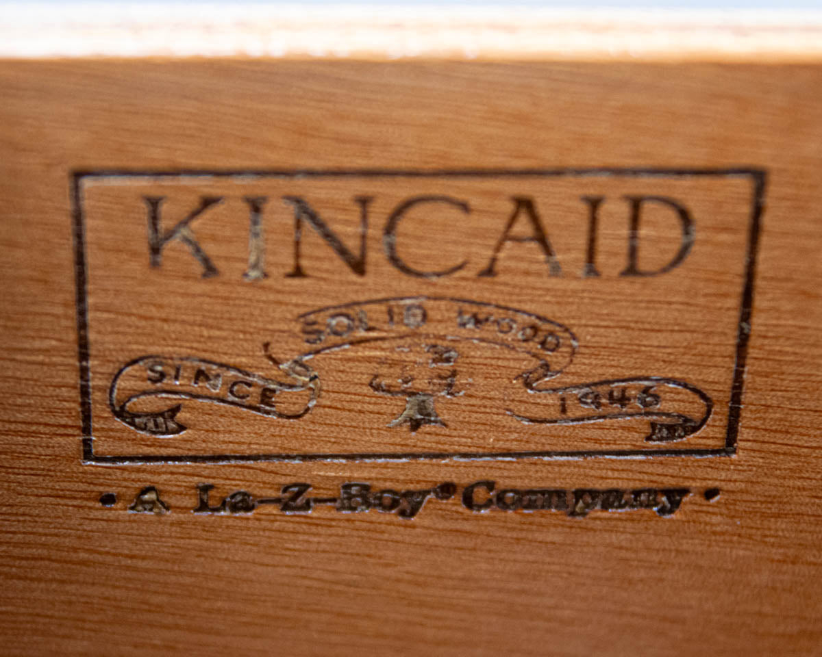 Pair of Kincaid Mahogany Two Drawer Nightstands