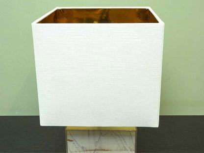 'Melody Washed' Acrylic & Linen Shade Table Lamp