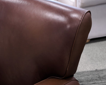Brown Leather Barcalounger Recliner