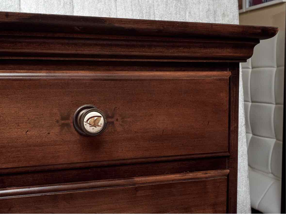 Hitchcock  Maple 9 Drawer Dresser with Stenciling