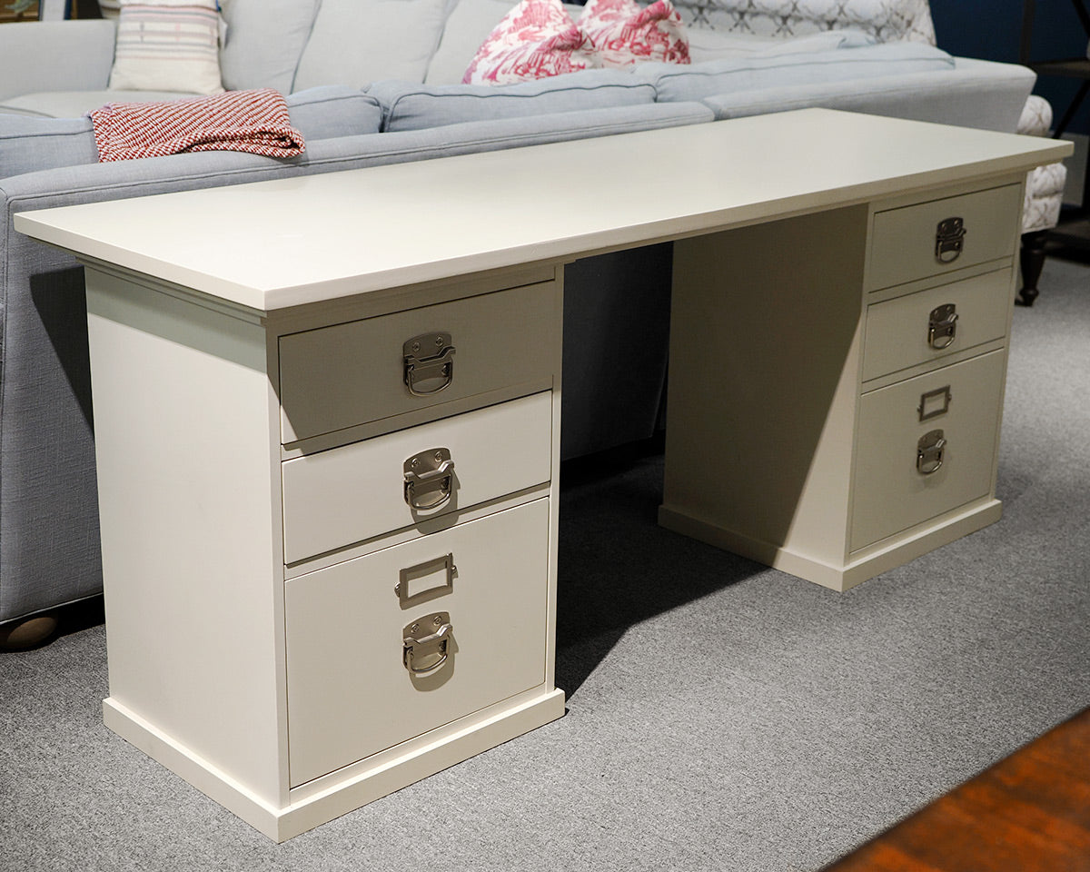 Pottery Barn White Modular Desk