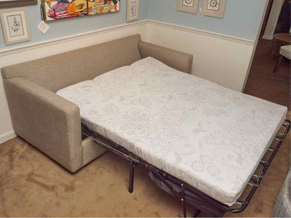 Flexsteel 'Sleephaven' Celery Green Performance Upholstered Queen Sleeper