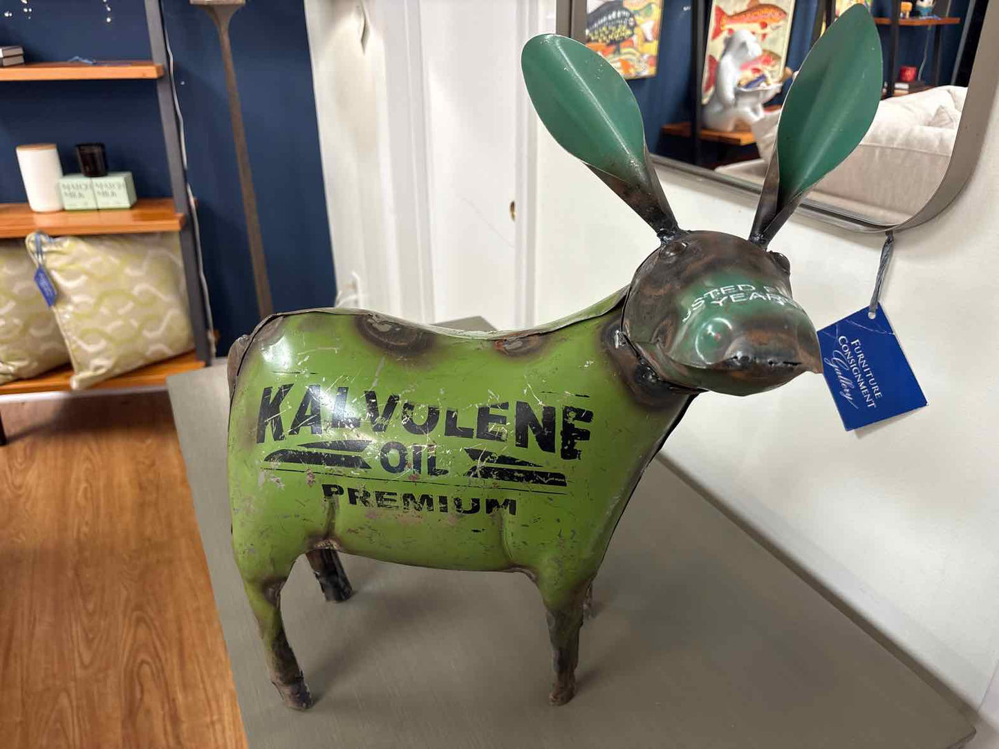 Recycled Metal Donkey
