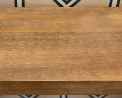 Pottery Barn Reed 40" Console in Antique Umber Finish