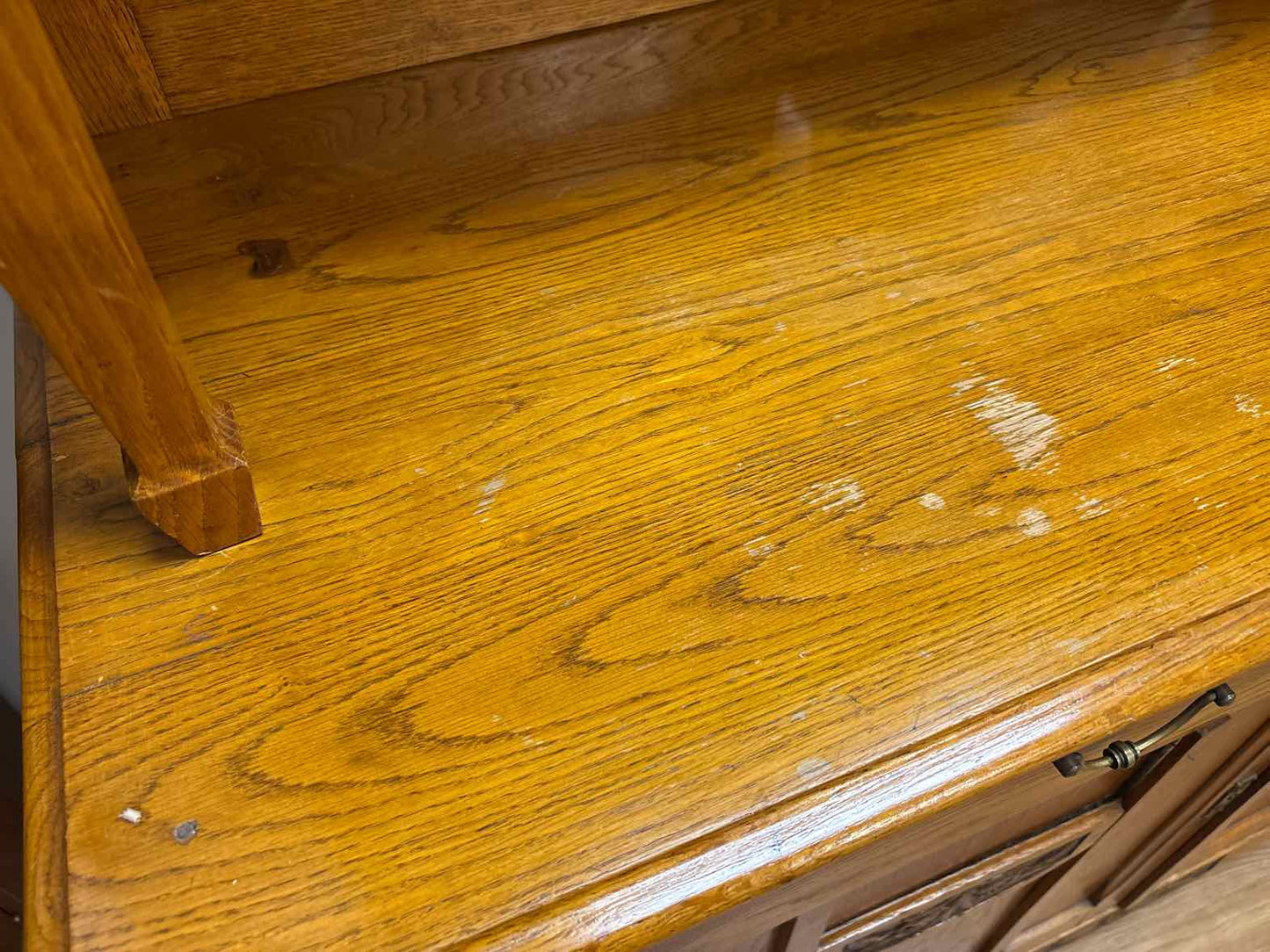 Anqitue Biedermeier 2-Piece Inlaid Cabinet