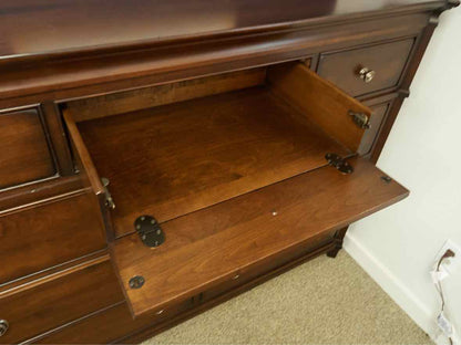 West Brothers Furniture 9 Drawer Chest in Mahogany Finish