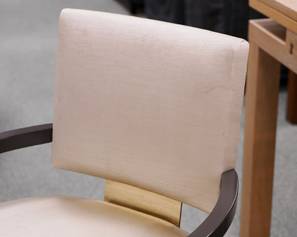 Set of 8 Caracole Upholstered Arm Chairs
