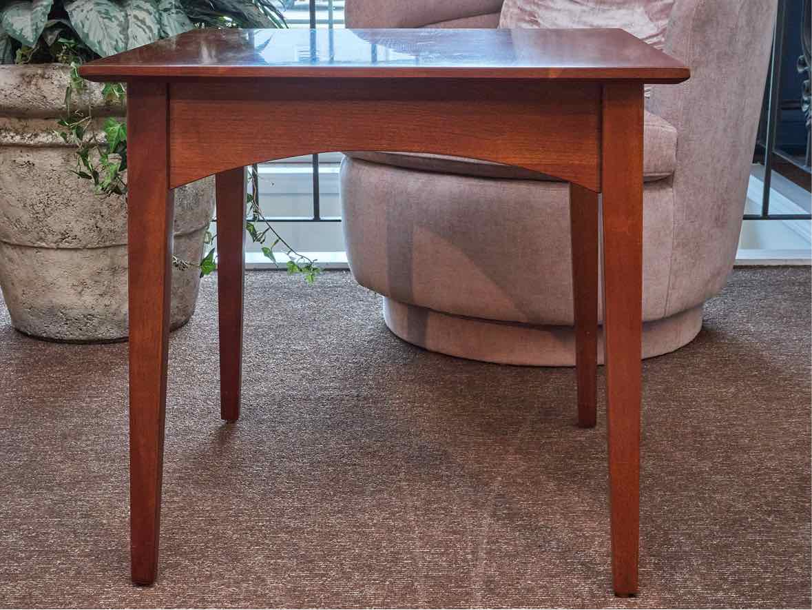 Ethan Allen Cherry 'Impressions' Side Table
