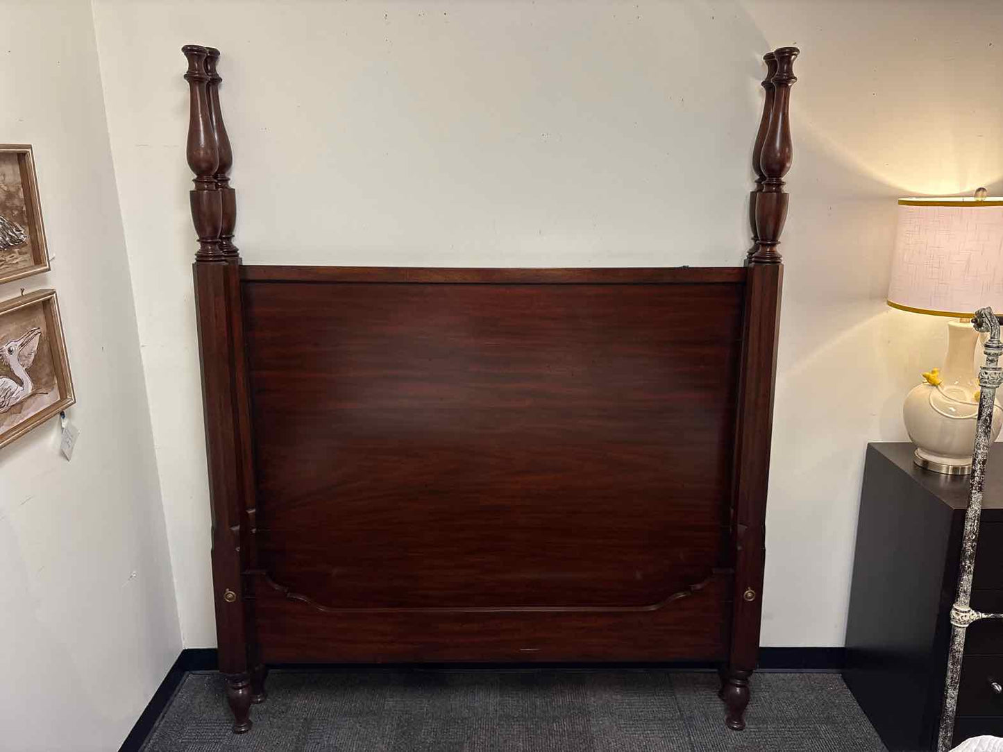 Ralph Lauren Mahogany 4-Poster Queen Bed