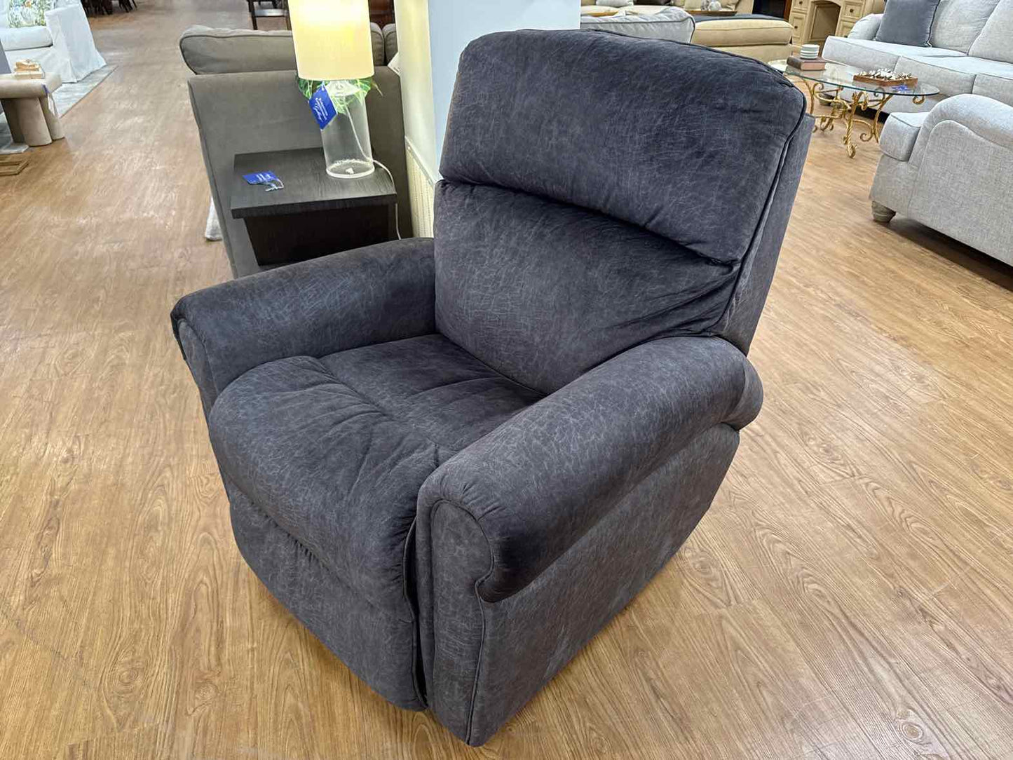 Flexsteel 'Langston' Charcoal Rocking Power Recliner