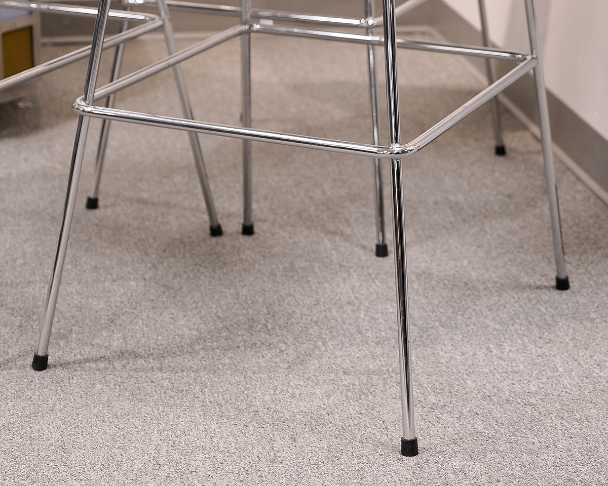 Set of 3 Fritz Hansen Bar Stools