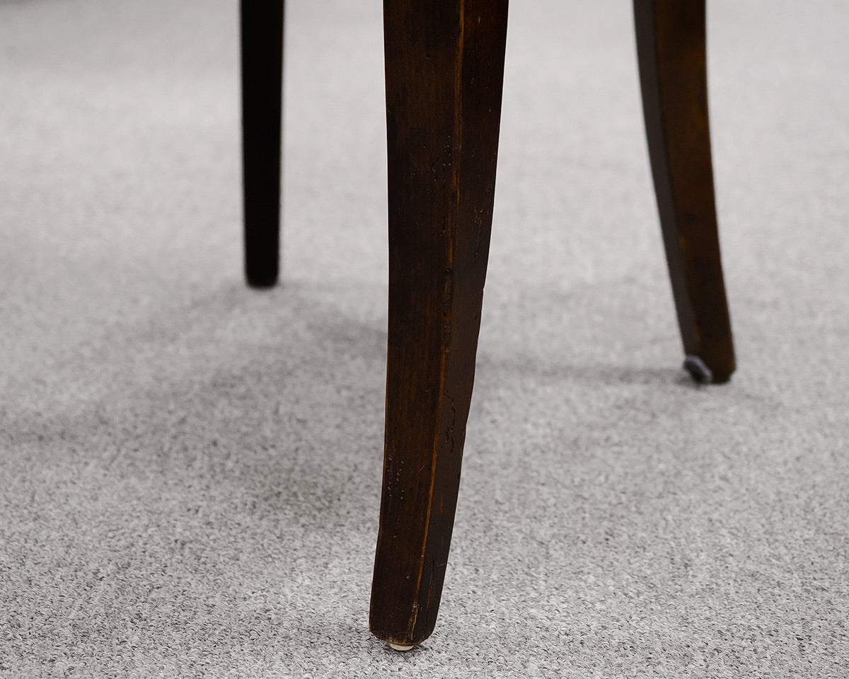 Set of 6 Baker Milling Road Regency Mahogany Shield  Dining Chairs