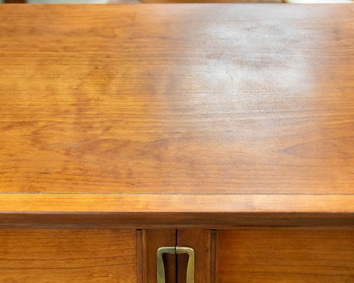 Red Lion Solid Walnut Campaign Style Dresser