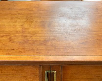 Red Lion Solid Walnut Campaign Style Dresser