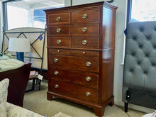 Lexington Palmer Home Collection Tall Chest in Mahogany with Brass Pulls