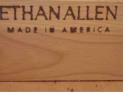 Ethan Allen Swedish Home Cream Finish 2 Door 4 Drawer  Armoire