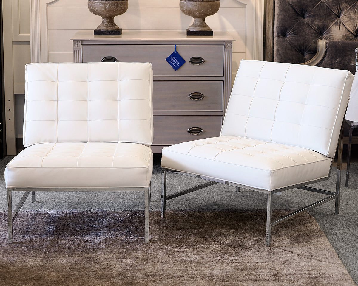 Pair of MG+BW Barcelona Style Chairs