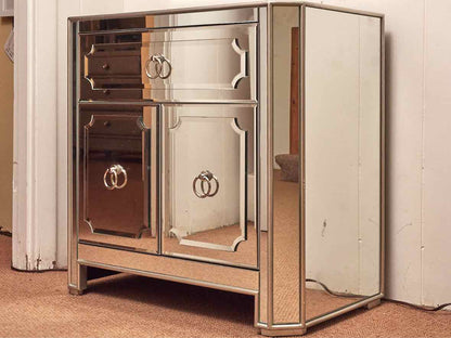 Basset Mirror Co. Inc Mirrored Accent Chest