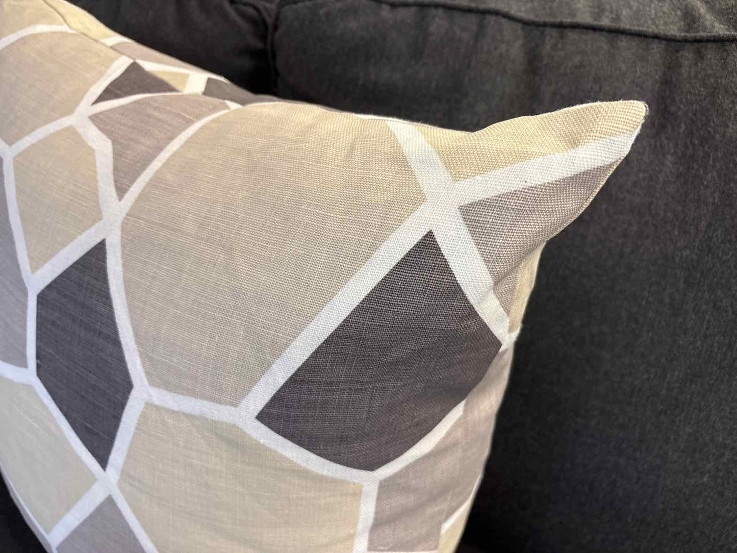 Abstract Geometric Block Accent Pillows