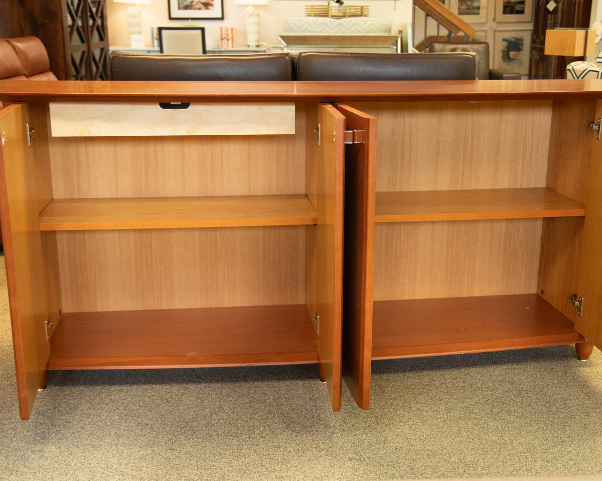 Birch Art Deco Style Server