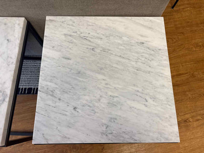RH Pair of 'Nicholas' Marble Top Side Tables